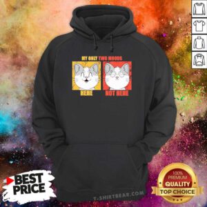 Pretty My Only Two Moods Hehe Not Hehe Hoodie