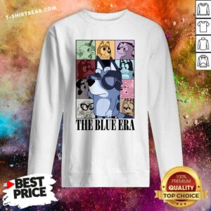 Pretty The Blue Era Bluey Dog Sweatshirt