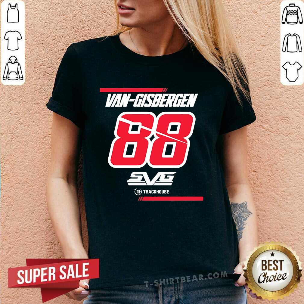 Top Shane Van Gisbergen Checkered Flag Sports Weathertech V-neck