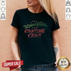 Top Shooting Star Counting Crows V-neck