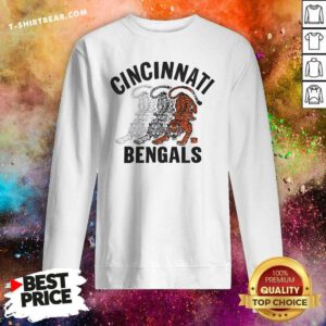 Awesome Cincinnati Bengals Gradient Tiger Sweatshirt