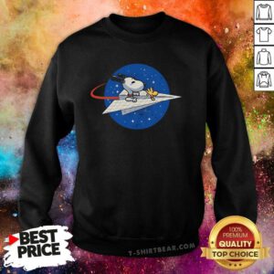 Awesome Cute Snoopy Space Voyager Sweatshirt