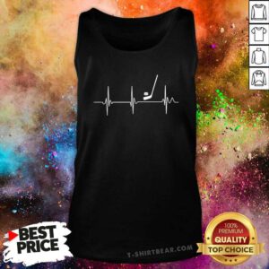 Awesome Hockey Heartbeat Hockey Player Tank-top