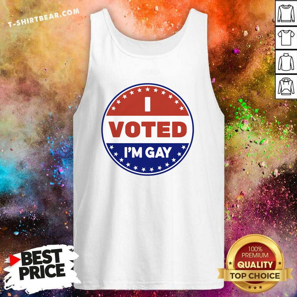 Hot I Voted I'm Gay Tank-top