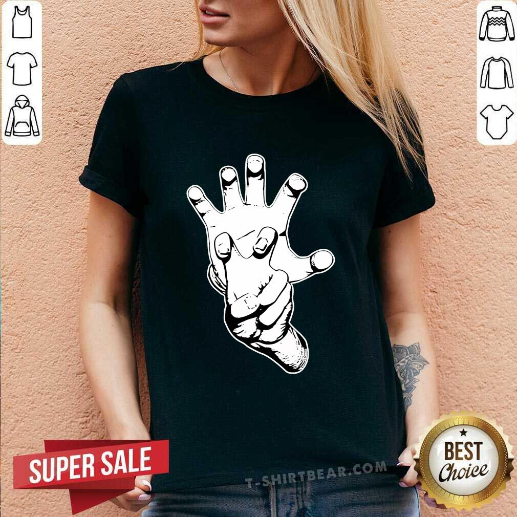 Nice Cobra Starship Fangs Up V-neck