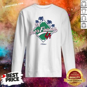 Nice Los Angeles Dodgers 24 Job's Finished LA Sweatshirt