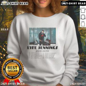 Official Lyfe Jennings Tour 2024 Sweatshirt featuring vibrant design and artist logo for fans of R&B music.