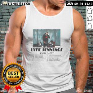 Official Lyfe Jennings Tour 2024 tank top featuring a stylish design and vibrant colors, perfect for fans and events.