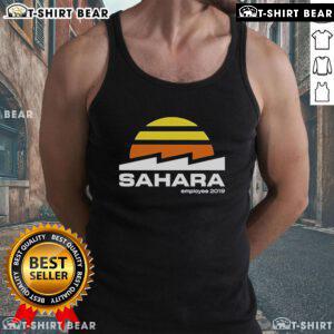 Official Mumbo Jumbo Season 6 Sahara Employee 2019 tank top featuring vibrant design and logo for fans.
