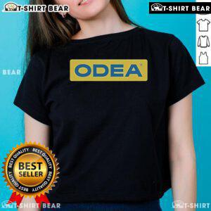 Official Mumbo Jumbo Season 7 Odea Ladies Tee featuring a stylish design and vibrant colors for fans of the series.