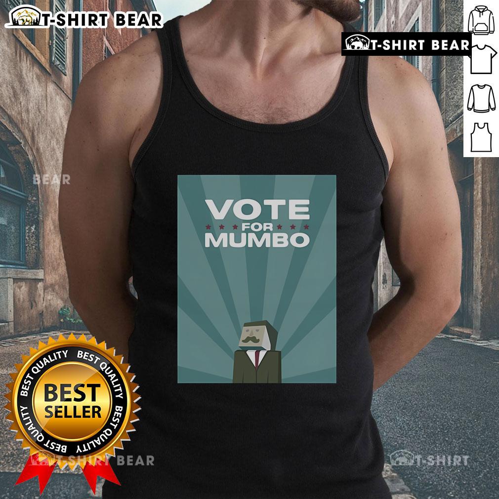 Official Mumbo Jumbo Season 7 Vote For Mumbo tank top featuring vibrant graphics and a stylish design for fans.