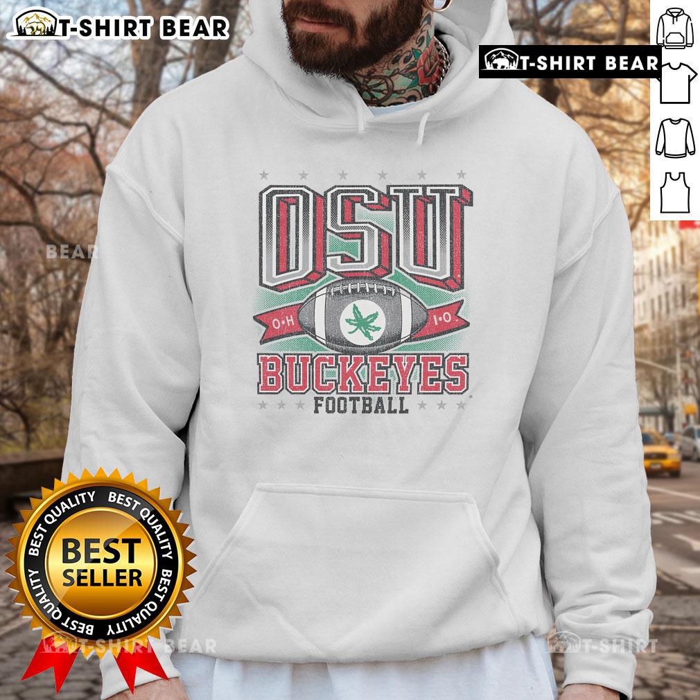 Official Ohio State Buckeyes Football Regional Hoodie in scarlet with logo, perfect for game day and fan apparel.