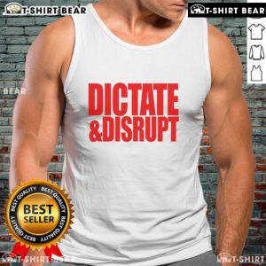 Official Ole Miss Dictate and Disrupt Tank Top featuring bold graphics and a stylish design for fans and athletes.