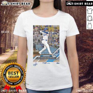 Official Shohei Ohtani Los Angeles Dodgers 2024 National League MVP Limited Edition Ladies Tee displayed on a mannequin.