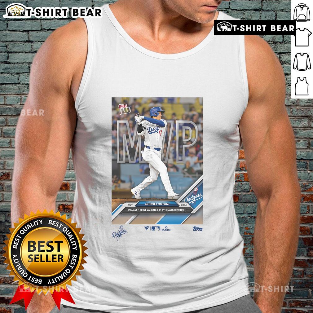 Limited Edition Shohei Ohtani Los Angeles Dodgers 2024 National League MVP tank top showcasing team pride and style.