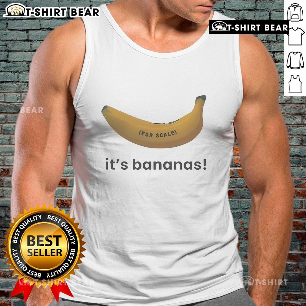 Elon Musk wearing a tank top with 'It's Bananas' at SpaceX Starship Flight 6 event, showcasing SpaceX's latest innovations.