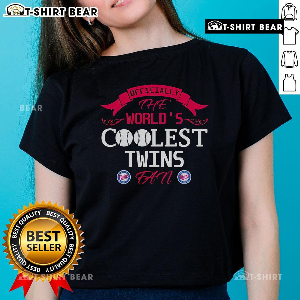 Official Minnesota Twins fan ladies tee showcasing vibrant team colors and logo, perfect for game day and sports enthusiasts.
