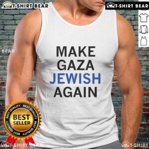 Alt Text: Official Xaviaer Make Gaza Jewish Again Tank Top showcasing bold design and statement for unique fashion.
