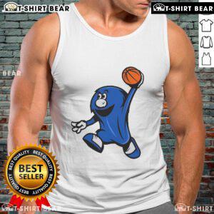Official Xavier Musketeers Blue Basketball Blob Tank Top showcasing team spirit and style in vibrant blue.
