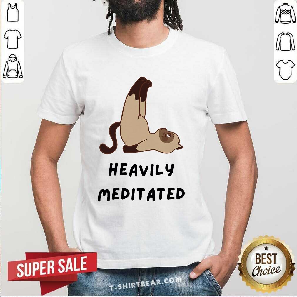 Original Heavily Meditated Yoga Spiritual T-Shirt