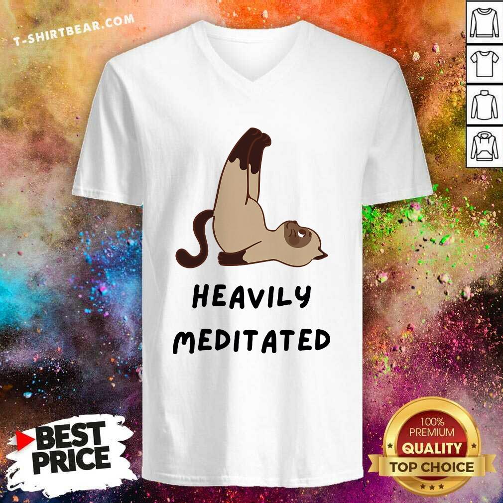Original Heavily Meditated Yoga Spiritual V-neck
