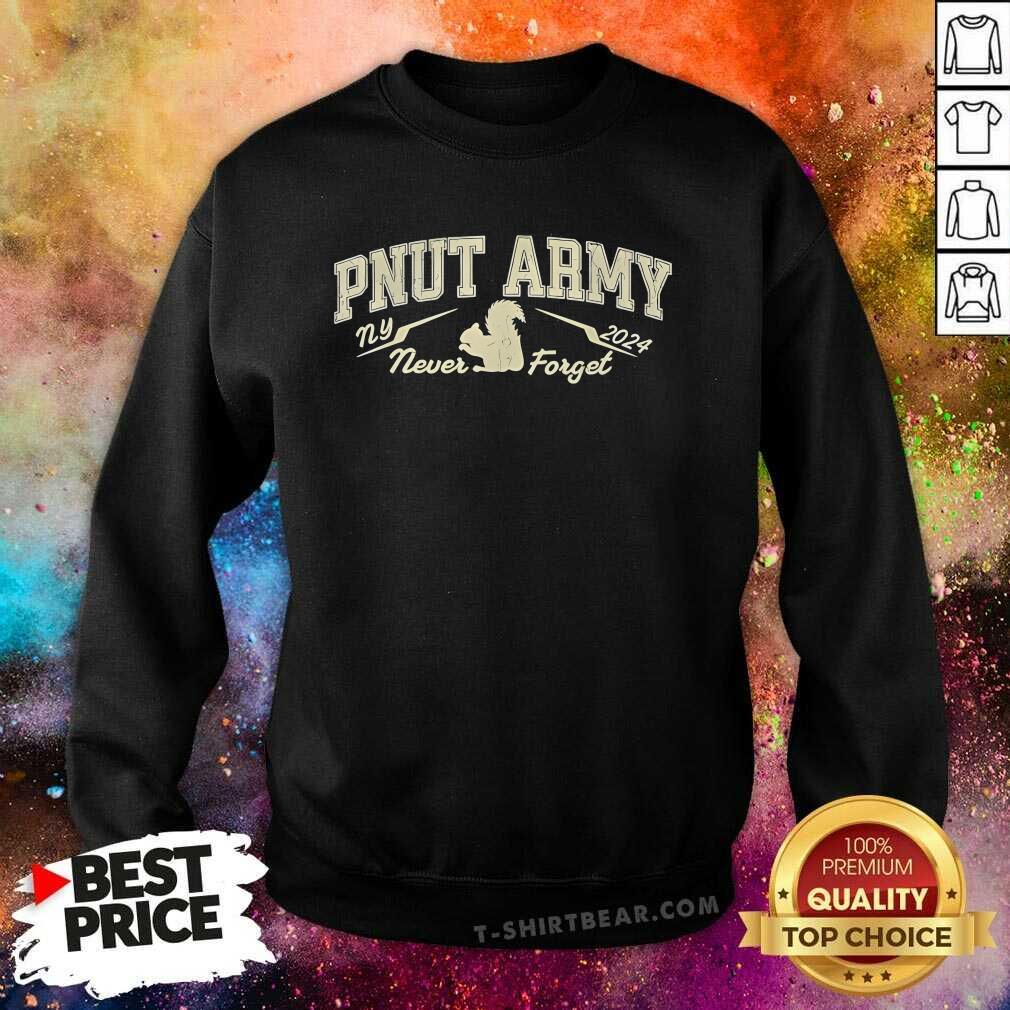 Original Peanut The Squirrel Never Forget PNUT New York 2024 Sweatshirt