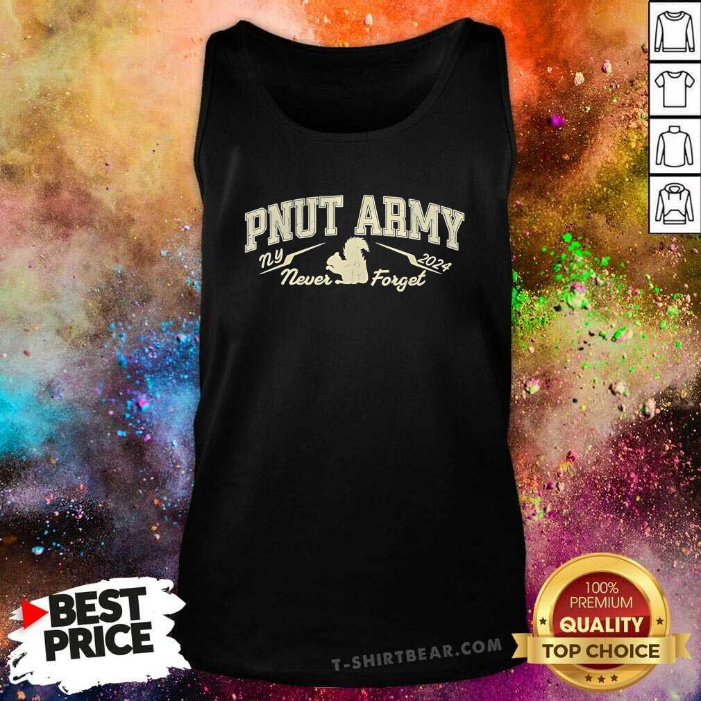 Original Peanut The Squirrel Never Forget PNUT New York 2024 Tank-top