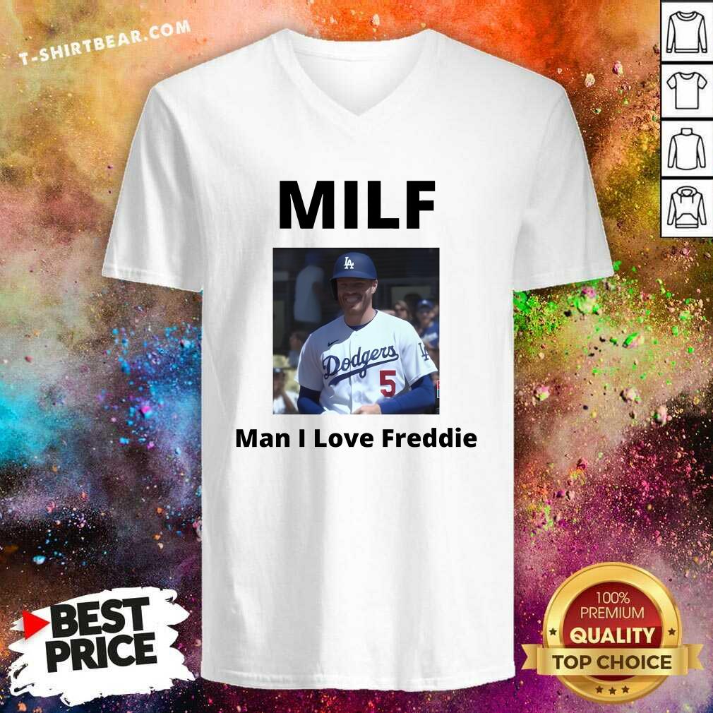 Premium Drew Smith MILF Man I Love Freddie V-neck