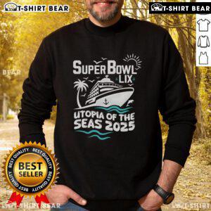 Premium Super Football Lix Utopia of the Seas 2025 sweatshirt for passionate fans, showcasing vibrant team colors and logo.