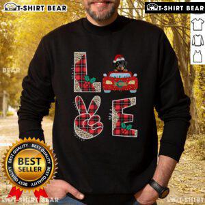 Pretty Love Christmas Rottweiler Xmas sweatshirt featuring a festive design and cute Rottweiler graphic for holiday cheer.