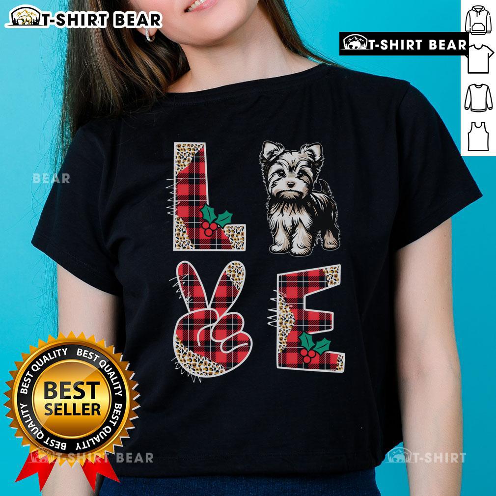 Pretty Love Christmas Yorkshire Xmas Ladies Tee featuring festive design and cozy fit for holiday celebrations.