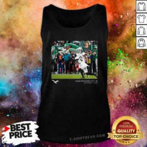 Pretty Saquon Barkley Black Philadelphia Eagles NFL Flash Features Week 9 Tank-top