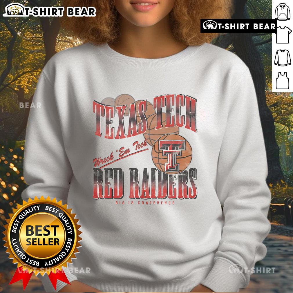 Cozy Pretty Texas Tech Red Raiders Baller Bounce Sweatshirt in vibrant colors, perfect for game day and casual wear.