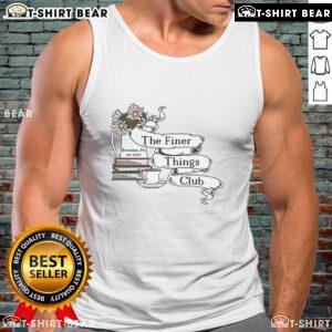 Pretty the Office Finer Things Club tank top featuring a stylish design and vibrant colors, perfect for fans of the show.