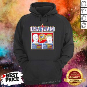 Pretty USA Jam Joe Biden And Donald Trump Hoodie
