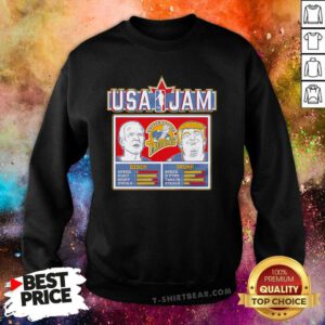 Pretty USA Jam Joe Biden And Donald Trump Sweatshirt