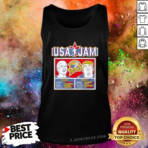 Pretty USA Jam Joe Biden And Donald Trump Tank-top