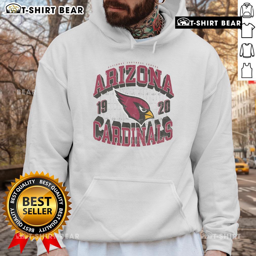 Top Arizona Cardinals Field Arched Wordmark Hoodie featuring team colors and logo, perfect for fans and casual wear.