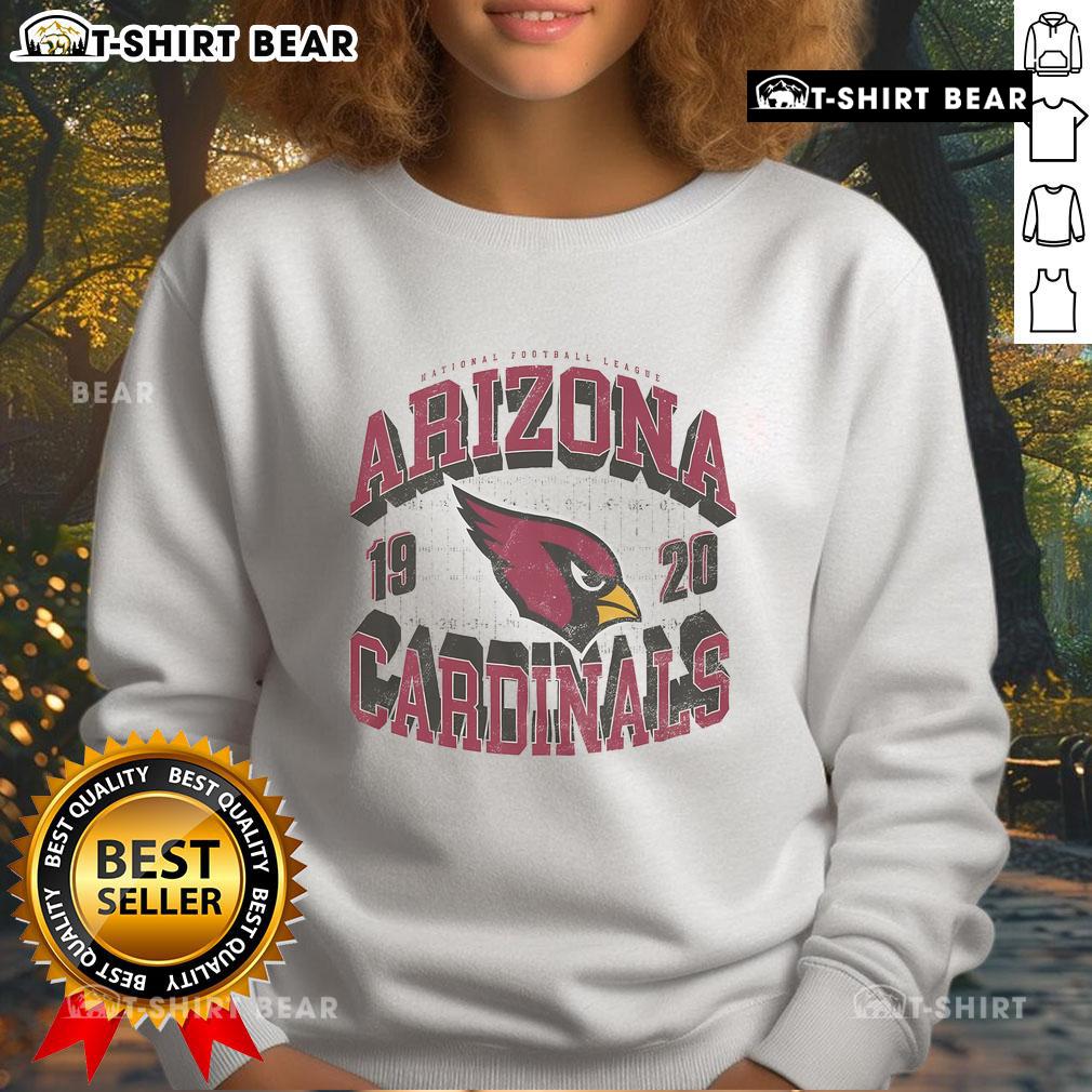 Arizona Cardinals field arched wordmark sweatshirt, showcasing team pride and stylish comfort for fans.