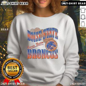 Alt Text: Top Boise State Broncos Baller Bounce Sweatshirt featuring vibrant team colors and logo, perfect for fans.