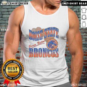 Boise State Broncos Baller Bounce Tank Top in vibrant blue with team logo, perfect for game days and casual wear.