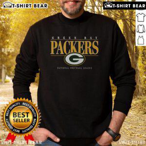 Top Green Bay Packers signature bar sweatshirt featuring team colors and logo, perfect for fans and game day attire.