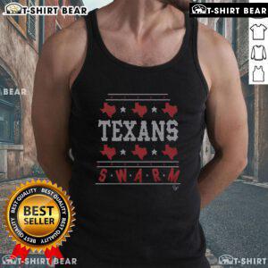 Stylish Houston Texans holiday tank top featuring team colors and festive design, perfect for game day celebrations.