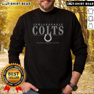 Top Indianapolis Colts signature bar sweatshirt showcasing team colors and logo, perfect for fans and game day wear.