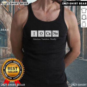Top Iocane Powder Odorless Tasteless Deadly tank top featuring a unique design inspired by classic movie themes.