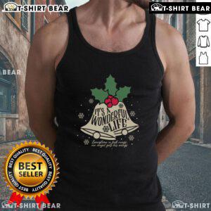 Top It's A Wonderful Life Every Time A Bell Rings Christmas Tank Top featuring festive design and holiday spirit.