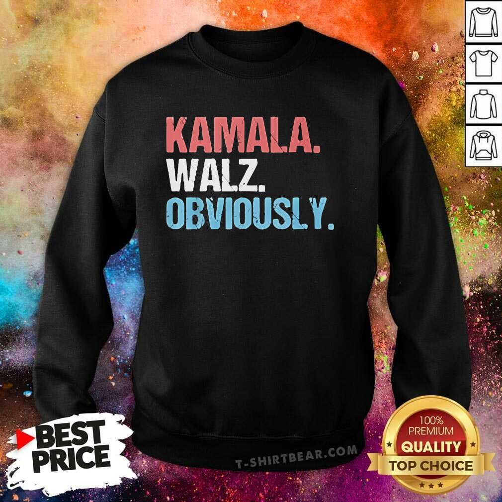 Top Misha Collins Kamala Walz Obviously Sweatshirt