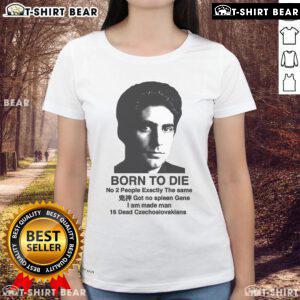 Top Mobster Born to Die Ladies Tee featuring a stylish design perfect for fans of edgy fashion and mob culture.