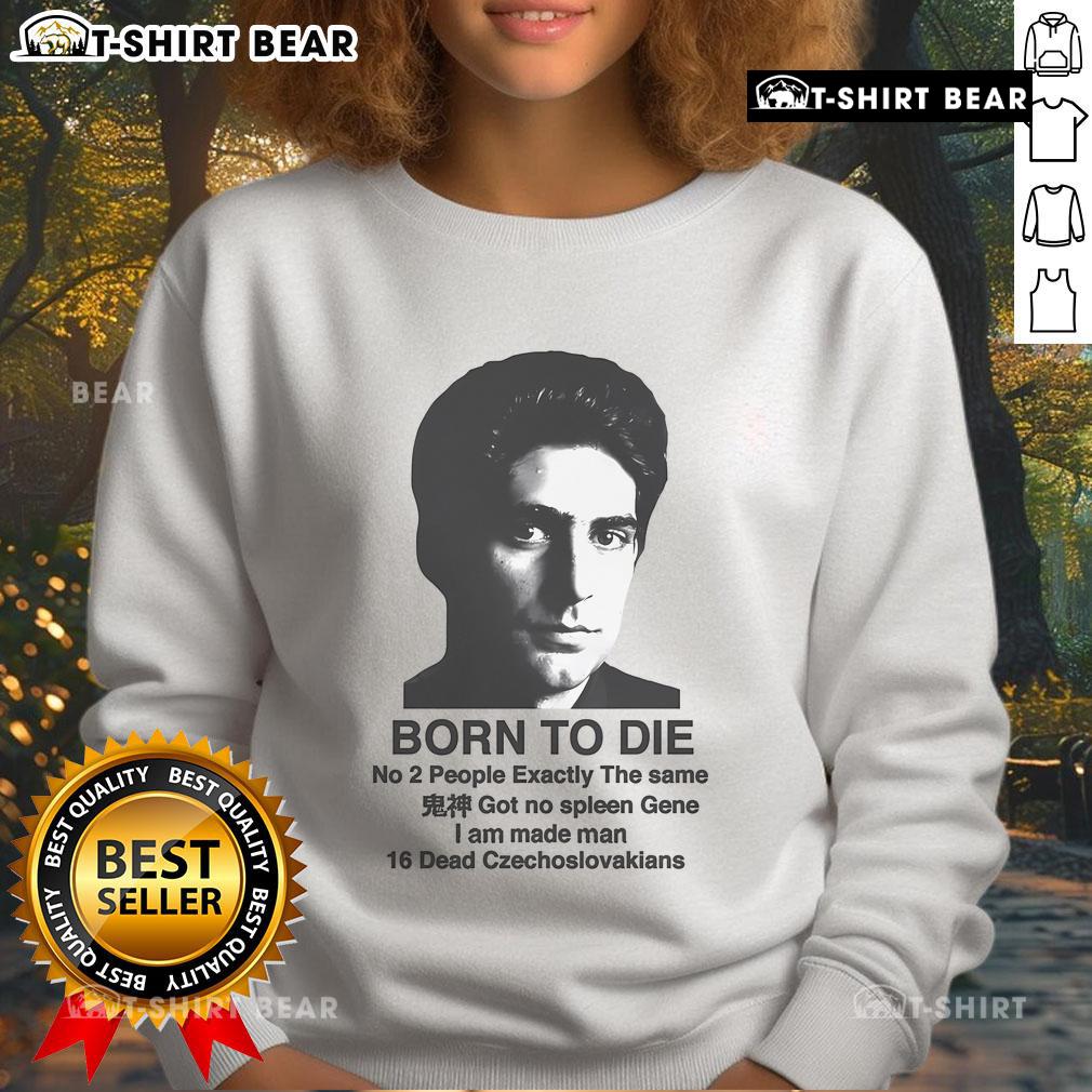 Top Mobster Born To Die sweatshirt featuring a bold graphic design, perfect for stylish streetwear enthusiasts.