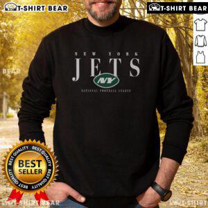 Top New York Jets Signature Bar Sweatshirt in green, featuring team logo and stylish design for fans.